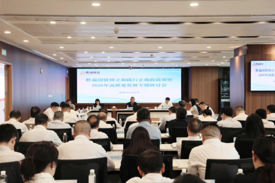 黔晟国资召开树立和践行正确政绩观暨2026年高质量发展专题研讨会